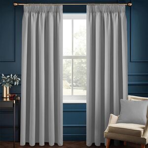 17 Stories Moncear 100% Polyester Blackout Pencil Pleat Room Darkening 230 GSM Curtains (Set of 2) Grey 228cm Width x 228cm Drop 17 Stories Moncear 100% Polyester Blackout Pencil Pleat Room Darkening 230 GSM Curtains (Set of 2) Grey 228cm Width x 228cm Drop