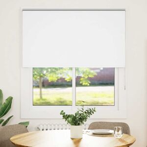 17 Stories Roller Blind Blackout Fabric Polyester White 140cmW x 150cmL 17 Stories Roller Blind Blackout Fabric Polyester White 140cmW x 150cmL