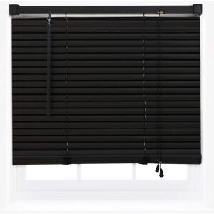 Symple Stuff PVC Room Darkening Venetian Blind Black 150 cm L x 210 cm W Symple Stuff PVC Room Darkening Venetian Blind Black 150 cm L x 210 cm W