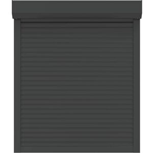 Symple Stuff Roller Shutter Room Darkening Venetian Blind Anthracite 130cm L x 100cm W Symple Stuff Roller Shutter Room Darkening Venetian Blind Anthracite 130cm L x 100cm W