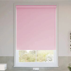 Symple Stuff Indoor blackout Trimmable roller blind Pink 165cm L x 240cm W Symple Stuff Indoor blackout Trimmable roller blind Pink 165cm L x 240cm W