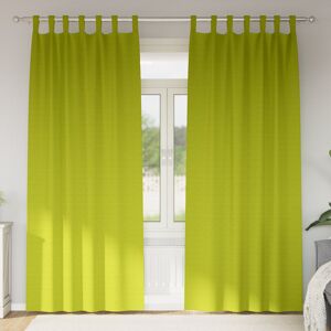 Fairmont Park Curtains With Curtains 2 Pcs Polyester Apple Green 140cm Width x 225cm Drop Fairmont Park Curtains With Curtains 2 Pcs Polyester Apple Green 140cm Width x 225cm Drop