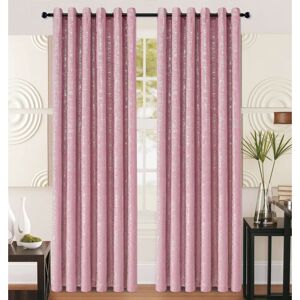 Latitude Run Chehabi Eyelet Blackout Thermal Curtain Pink Width 168 x Drop 229 cm Latitude Run Chehabi Eyelet Blackout Thermal Curtain Pink Width 168 x Drop 229 cm
