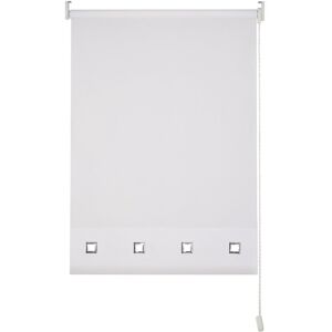 Symple Stuff Square Eyelet Daylight Outdoor Semi-Sheer Roller Blind White 210 cm L x 240 cm W Symple Stuff Square Eyelet Daylight Outdoor Semi-Sheer Roller Blind White 210 cm L x 240 cm W