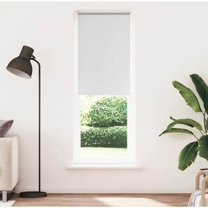 17 Stories Roller Blind Blackout Fabric Polyester White 85cmW x 210cmL 17 Stories Roller Blind Blackout Fabric Polyester White 85cmW x 210cmL