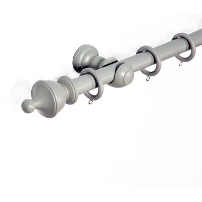 Ophelia & Co. Norgren 28 mm Fixed Length Multi Finials Wooden Curtain Poles Truffle Urn 120cm H x 2cm W x 2cm D Ophelia & Co. Norgren 28 mm Fixed Length Multi Finials Wooden Curtain Poles Truffle Urn 120cm H x 2cm W x 2cm D
