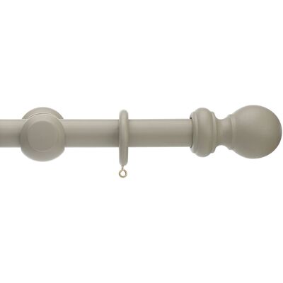 ClassicLiving Keswick Wooden Complete Curtain Pole and Hardware Set Cafe Latte 2.8cm H x 200cm W x 2.8cm D ClassicLiving Keswick Wooden Complete Curtain Pole and Hardware Set Cafe Latte 2.8cm H x 200cm W x 2.8cm D