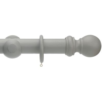 ClassicLiving Keswick Wooden Complete Curtain Pole and Hardware Set Truffle 5cm H x 240cm W x 5cm D ClassicLiving Keswick Wooden Complete Curtain Pole and Hardware Set Truffle 5cm H x 240cm W x 5cm D