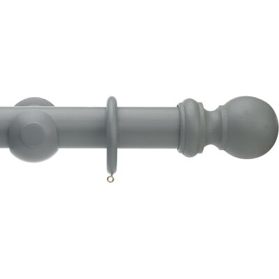 ClassicLiving Keswick Wooden Complete Curtain Pole and Hardware Set Pale Slate 5cm H x 300cm W x 5cm D ClassicLiving Keswick Wooden Complete Curtain Pole and Hardware Set Pale Slate 5cm H x 300cm W x 5cm D