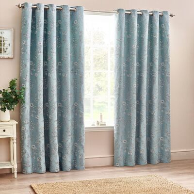 Wylder Nature - Sophia - Floral Jacquard - Curtains Wylder Nature - Sophia - Floral Jacquard - Curtains