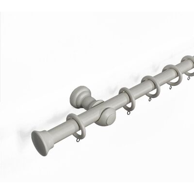 Ophelia & Co. Norgren 28 mm Fixed Length Multi Finials Wooden Curtain Poles Truffle Ball 300cm H x 2cm W x 2cm D Ophelia & Co. Norgren 28 mm Fixed Length Multi Finials Wooden Curtain Poles Truffle Ball 300cm H x 2cm W x 2cm D