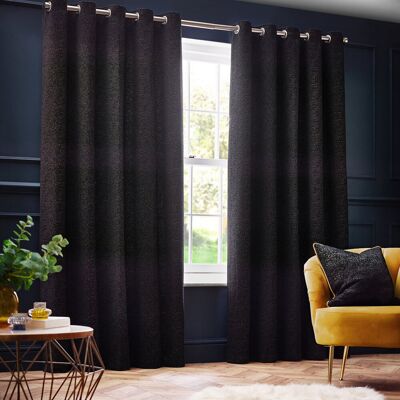 Paoletti Galaxy Chenille Ready Made Eyelet Curtains - Curtains Paoletti Galaxy Chenille Ready Made Eyelet Curtains - Curtains