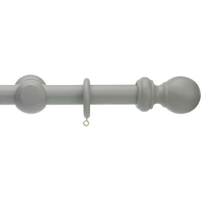 ClassicLiving Keswick Wooden Complete Curtain Pole and Hardware Set Truffle 2.8cm H x 180cm W x 2.8cm D ClassicLiving Keswick Wooden Complete Curtain Pole and Hardware Set Truffle 2.8cm H x 180cm W x 2.8cm D