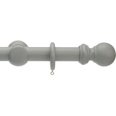 ClassicLiving Keswick Wooden Complete Curtain Pole and Hardware Set Truffle 3.5cm H x 180cm W x 3.5cm D ClassicLiving Keswick Wooden Complete Curtain Pole and Hardware Set Truffle 3.5cm H x 180cm W x 3.5cm D