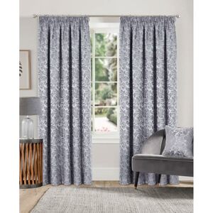 Marlow Home Co. Hallas Pencil Pleat Damask Jacquard Curtains gray 213.0 H x 229.0 W cm