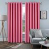 Ebern Designs Blackout Eyelet Synthetic Room Darkening 100 % Polyester Thermal Curtain pink 274.0 H x 228.0 W cm