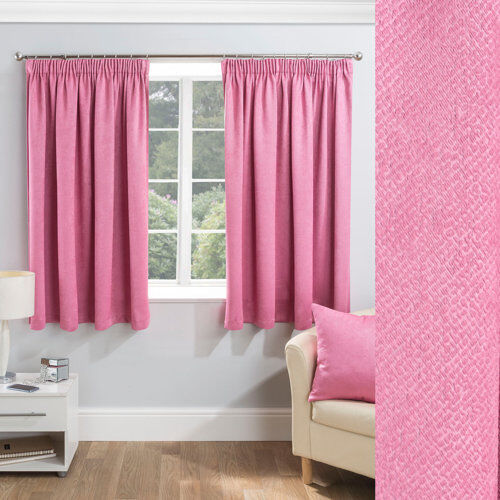 Zipcode Design Marie Pencil Pleat Room Darkening Thermal Curtains Zipcode Design Colour: Pink, Size per Panel: 168 W x 229 D cm  - Size: 30.5cm H x 80cm W x 29.5cm D Zipcode Design Marie Pencil Pleat Room Darkening Thermal Curtains Zipcode Design Colour: Pink, Size per Panel: 168 W x 229 D cm  - Size: 30.5cm H x 80cm W x 29.5cm D