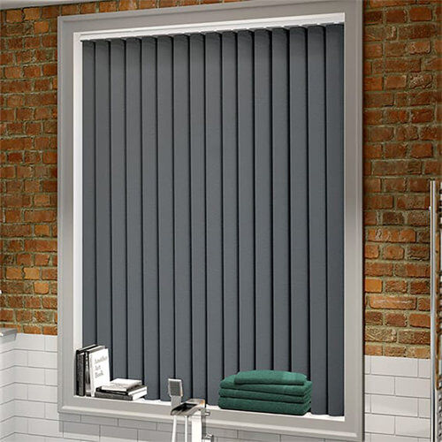 Symple Stuff Luster Stone Room Darkening Vertical Blind Symple Stuff Size: 145 cm L x 120 cm W  - Size: Symple Stuff Luster Stone Room Darkening Vertical Blind Symple Stuff Size: 145 cm L x 120 cm W  - Size:
