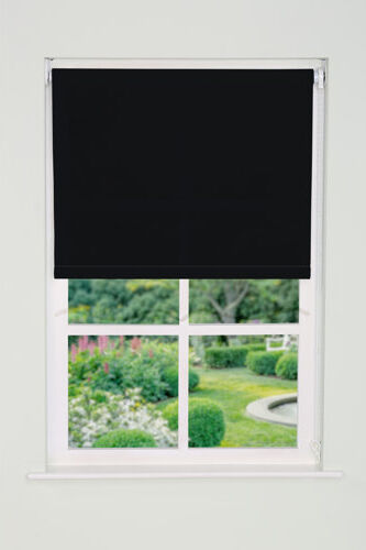 Brambly Cottage Blackout Roller Blind Brambly Cottage Finish: Black, Size: 170 cm L x 165 cm W  - Size: Large Brambly Cottage Blackout Roller Blind Brambly Cottage Finish: Black, Size: 170 cm L x 165 cm W  - Size: Large
