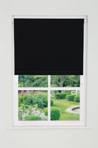 Brambly Cottage Blackout Roller Blind Brambly Cottage Finish: Black, Size: 165 cm L x 150 cm W  - Size: Large Brambly Cottage Blackout Roller Blind Brambly Cottage Finish: Black, Size: 165 cm L x 150 cm W  - Size: Large