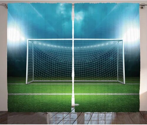 East Urban Home Sports 2-Piece Pinch Pleat/Tab Top Blackout Thermal Curtains East Urban Home Maße pro Stück: 245cm H x 140cm W East Urban Home Sports 2-Piece Pinch Pleat/Tab Top Blackout Thermal Curtains East Urban Home Maße pro Stück: 245cm H x 140cm W