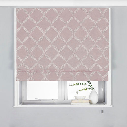 Zipcode Design Chazy Room Darkening Roman Blind Zipcode Design Size: 137cm L x 153 cm W, Finish: Pink  - Size: Large Zipcode Design Chazy Room Darkening Roman Blind Zipcode Design Size: 137cm L x 153 cm W, Finish: Pink  - Size: Large