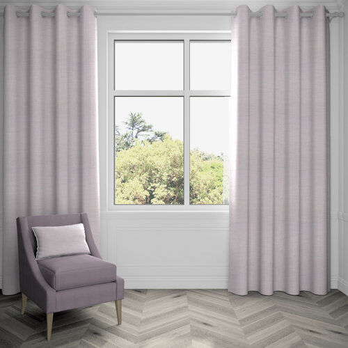 Ebern Designs Agapanthus Hamleton Textured Pencil Pleat Blackoutt Thermal Curtains Ebern Designs Colour: Lilac Purple, Panel Size: 167 W x 228 D cm  - Size: 228 W x 228 D cm Ebern Designs Agapanthus Hamleton Textured Pencil Pleat Blackoutt Thermal Curtains Ebern Designs Colour: Lilac Purple, Panel Size: 167 W x 228 D cm  - Size: 228 W x 228 D cm