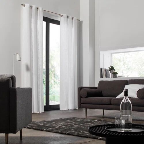 Madura Bellavista Eyelet Blackout Door Curtains Madura Panel Size: 350 W x 280 D cm, Colour: White  - Size: 145 W x 180 D cm Madura Bellavista Eyelet Blackout Door Curtains Madura Panel Size: 350 W x 280 D cm, Colour: White  - Size: 145 W x 180 D cm