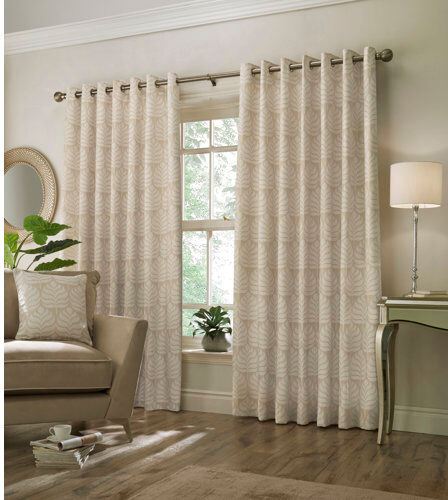 ClassicLiving Penshire Eyelet Room Darkening Curtains ClassicLiving Panel Size: 229 W x 229 D cm, Colour: Natural  - Size: 168 W x 183 D cm ClassicLiving Penshire Eyelet Room Darkening Curtains ClassicLiving Panel Size: 229 W x 229 D cm, Colour: Natural  - Size: 168 W x 183 D cm
