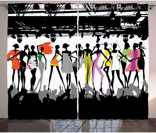 East Urban Home Fun Party Pencil Pleat Blackout Thermal Curtains East Urban Home Dimensions per curtain: 140 W x 225 D cm East Urban Home Fun Party Pencil Pleat Blackout Thermal Curtains East Urban Home Dimensions per curtain: 140 W x 225 D cm