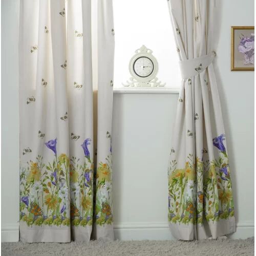 Belledorm Bluebell Meadow Room Darkening Curtains Belledorm Size per Panel: 168 W x 183 D cm 168 W x 137 D cm