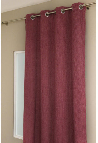 Brayden Studio Prague Eyelet Blackout Curtain Brayden Studio Colour: Red  - Size: Brayden Studio Prague Eyelet Blackout Curtain Brayden Studio Colour: Red  - Size: