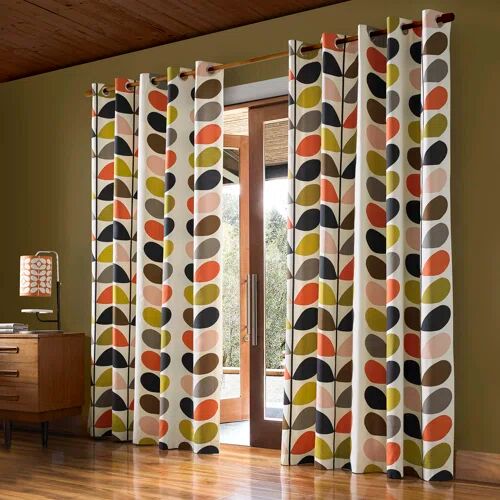Orla Kiely Multi Stem Eyelet Room Darkening Curtains Orla Kiely Panel Size: 168 W x 229 D cm  - Size: 61cm H x 30cm W x 30cm D Orla Kiely Multi Stem Eyelet Room Darkening Curtains Orla Kiely Panel Size: 168 W x 229 D cm  - Size: 61cm H x 30cm W x 30cm D
