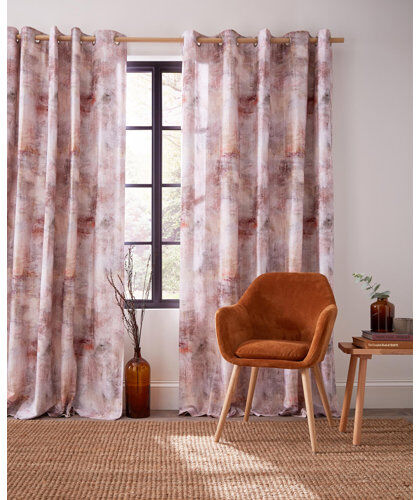 17 Stories Askanaz Eyelet Room Darkening Curtains 17 Stories Colour: Amber, Panel Size: Width 116 x Drop 137cm  - Size: European Double (140 x 200cm) 17 Stories Askanaz Eyelet Room Darkening Curtains 17 Stories Colour: Amber, Panel Size: Width 116 x Drop 137cm  - Size: European Double (140 x 200cm)