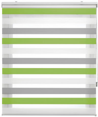 Brayden Studio Lira Semi-Sheer Roller Blind Brayden Studio Finish: grey-white-pistachio, Size: 160x180  - Size: 140x180 Brayden Studio Lira Semi-Sheer Roller Blind Brayden Studio Finish: grey-white-pistachio, Size: 160x180  - Size: 140x180