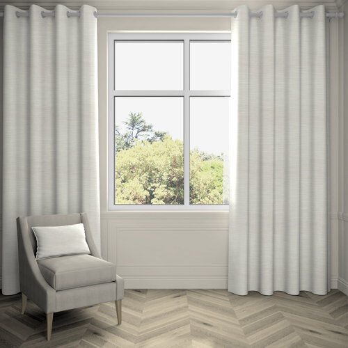 Ebern Designs Agneta Hamleton Textured Pencil Pleat Room Darkening Thermal Curtain Ebern Designs Colour: Natural, Panel Size: 116 W x 137 D cm  - Size: 167 W x 228 D cm Ebern Designs Agneta Hamleton Textured Pencil Pleat Room Darkening Thermal Curtain Ebern Designs Colour: Natural, Panel Size: 116 W x 137 D cm  - Size: 167 W x 228 D cm