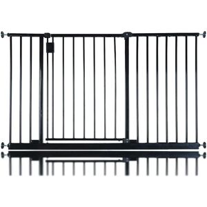 Archie & Oscar Bella Vista Pressure Mounted Pet Gate black 103cm-109cm, White