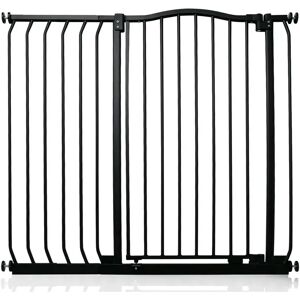 Symple Stuff Aivry Baby Gate black 103.0 H x 107.0 W x 4.0 D cm