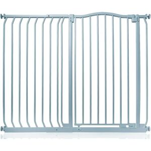 Symple Stuff Aivry Baby Gate gray/brown 103.0 H x 54.0 W x 4.0 D cm