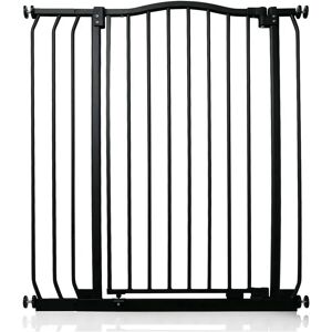 Symple Stuff Aivry Baby Gate black 103.0 H x 89.0 W x 4.0 D cm