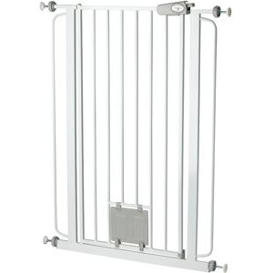 Archie & Oscar Pressure Mounted Pet Gate 104.0 H x 84.0 W x 5.0 D cm