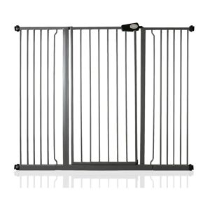 Symple Stuff Tall Safety Baby Gate gray 104.0 H x 1.5 D cm