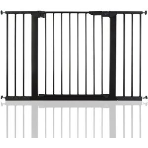 Symple Stuff No Screw Stair Safety Baby Gate black 72.0 H x 112.8 W x 3.0 D cm