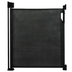 Symple Stuff Advanced Retractable Safety Gate black 90.0 H x 120.0 W x 9.0 D cm