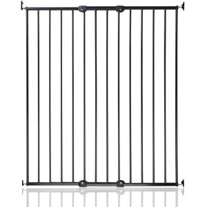 Symple Stuff Tall Screw Fitted Baby Stair Safety Gate black 103.5 H x 106.8 W x 3.0 D cm