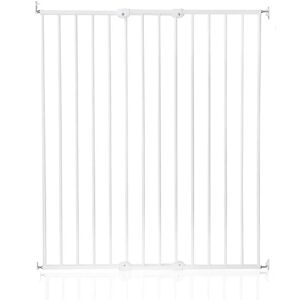 Symple Stuff Tall Screw Fitted Baby Stair Safety Gate white 103.5 H x 106.8 W x 3.0 D cm