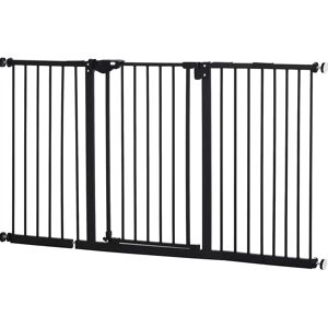 Archie & Oscar Safety Pressure Mounted Pet Gate black 76.2 H x 136.3 W x 1.0 D cm