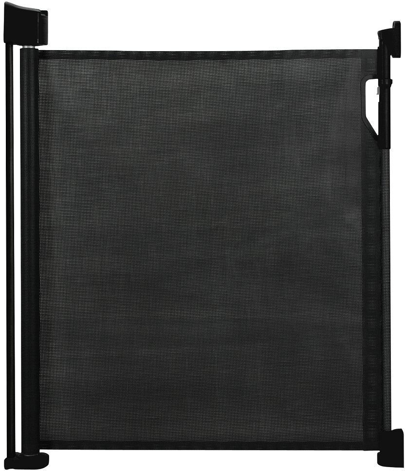 Symple Stuff Advanced Retractable Safety Gate Black 90cm H X 120cm W X 9cm D