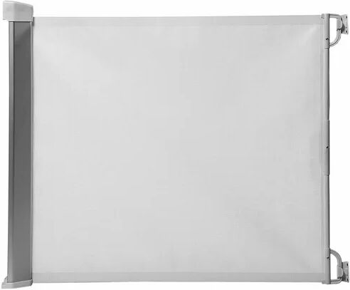 Symple Stuff Rollable Baby Gate Symple Stuff Colour: White  - Size: 125cm H X 126cm W X 117cm D Symple Stuff Rollable Baby Gate Symple Stuff Colour: White  - Size: 125cm H X 126cm W X 117cm D