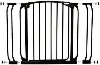 HoneyBee Nursery Swing Close Security Gate with Extensions HoneyBee Nursery  - Size: 73cm H X 81cm W X 81cm D HoneyBee Nursery Swing Close Security Gate with Extensions HoneyBee Nursery  - Size: 73cm H X 81cm W X 81cm D